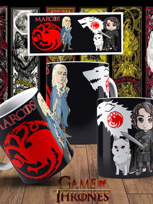 Caneca game of thrones personalizada game of thrones ref002