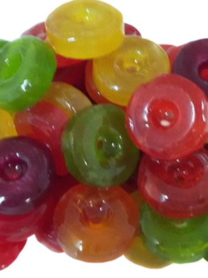2000 balas soft frutas personalizadas