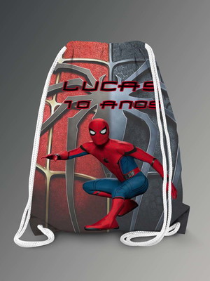Mochilinha personalizada homem aranha
