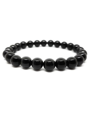 Pulseira em pedras naturais ônix