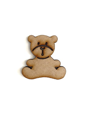 Aplique recorte urso mdf para artesanato