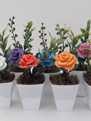 Mini arranjo com flores