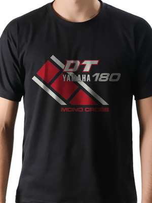 Camiseta camisa moto yamaha dt 180 1985 2 tempos algodão