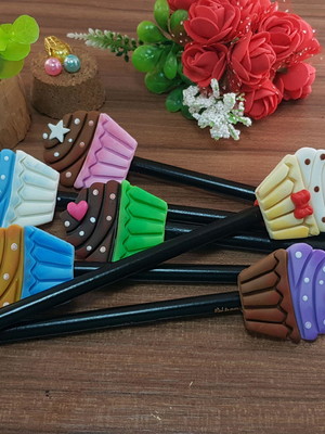 Ponteira cupcake em biscuit