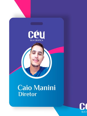 Crachá + cordão personalizado, qualidade incrível!