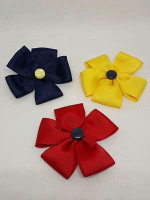 Flor gorgurão presilha