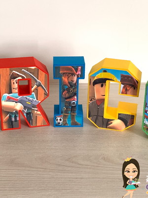Letra 3d roblox