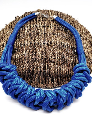 Colar de corda macrame duo