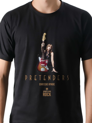 Camiseta camisa rock banda pretenders chrissie hynde