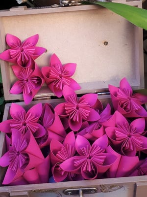 Sakuras - flor de cerejeira- origami