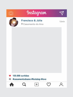 Placa instagram personalizada (pvc)