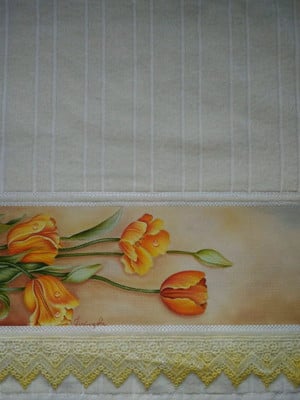Toalha de rosto pintado