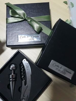 Kit vinho personalizado