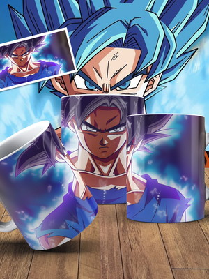 Caneca de cerâmica aaa 325 ml - goku