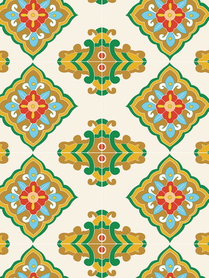 Papel de parede azulejo 20