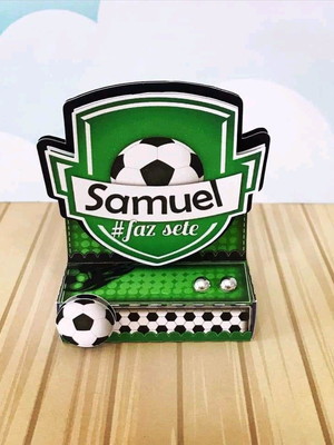 Chocolate duplo tema futebol