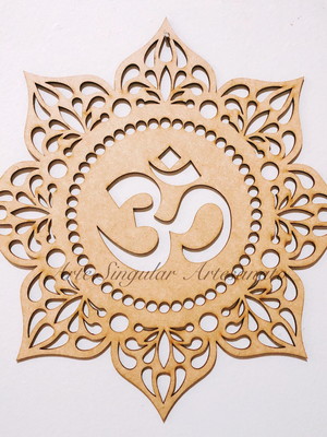 Mandala mdf cru 50 x 50
