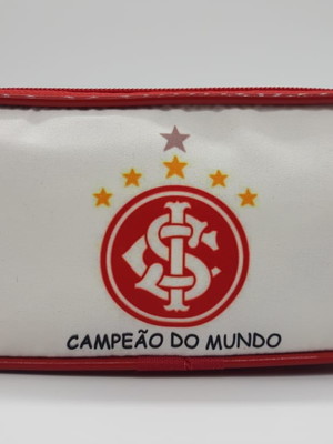 Estojo infantil times futebol personalizado qualquer time