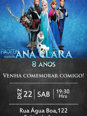 Convite frozen