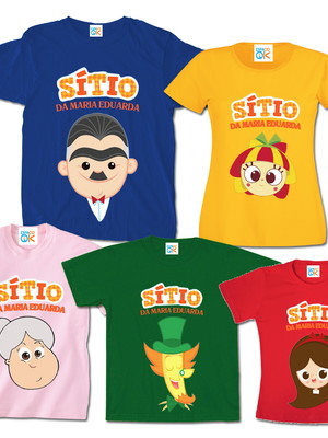 Kit família sítio do pica pau amarelo