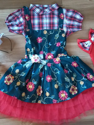 Vestido junino adulto, vestido caipira adulto
