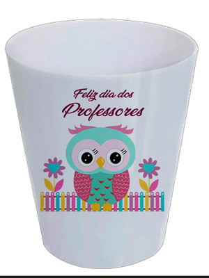 Copo presente dia dos professores, copo brinde professor