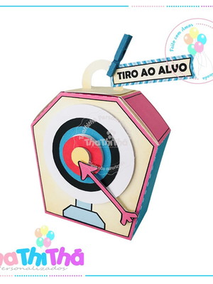 Caixa tiro ao alvo parque de diversão