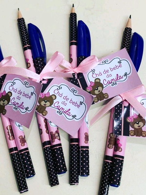 Kit lapis e caneta
