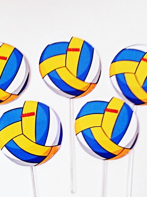 Topper personalizado bolas esportivas volei