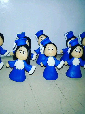 Formandas em biscuit