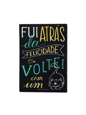 Imã - fui atrás da felicidade - gato