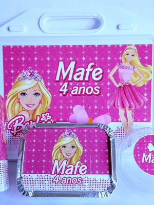 Kit maleta festa na escola da barbie