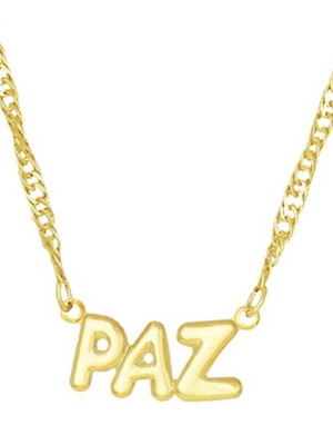 Gargantilha paz