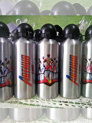 Squeeze garrafinha alumínio personalizada - qualquer tema!