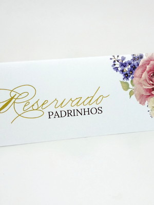 Placa reservado