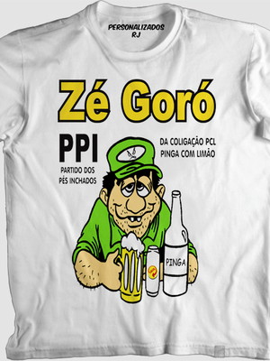 Camisa zé goró - pinga - cachaça