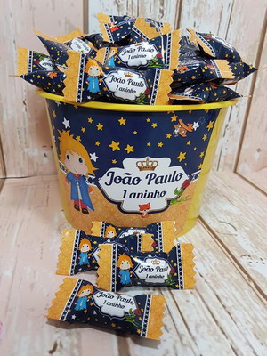 Balde com 100 balas o pequeno príncipe