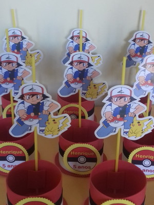 Centro de mesa pockemon