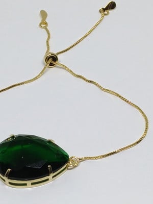 Pulseira gota fusion - semijoia - fecho regulável