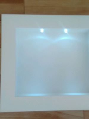 Nicho com led e moldura lisa