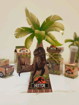 Caixa pirâmide jurassic park