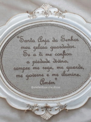 Quadro oração santo anjo