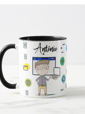 Caneca presente personalizado ti profissão programador