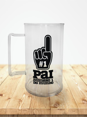 Caneca de chop personalizada dia dos pais