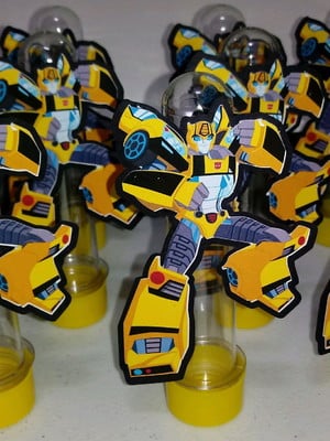 Lembrancinha transformers bumblebee