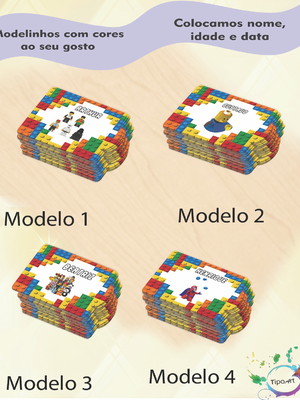 Tag especial(sem cordão)-lego