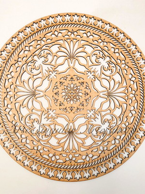 Mandala mdf cru 50 x 50