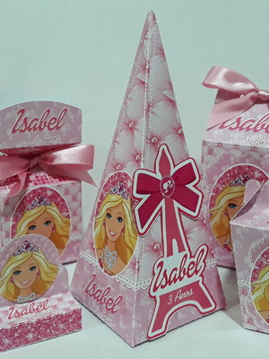 Kit 100 itens - barbie