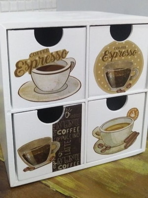 Gaveteiro para capsulas de café