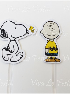 Tag para docinho - snoopy